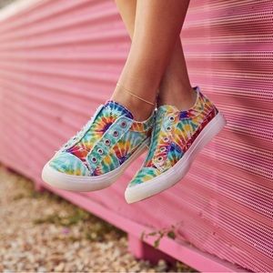 Rainbow Tie Dye Blowfish shoes